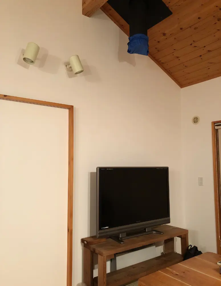 煙突施工の様子