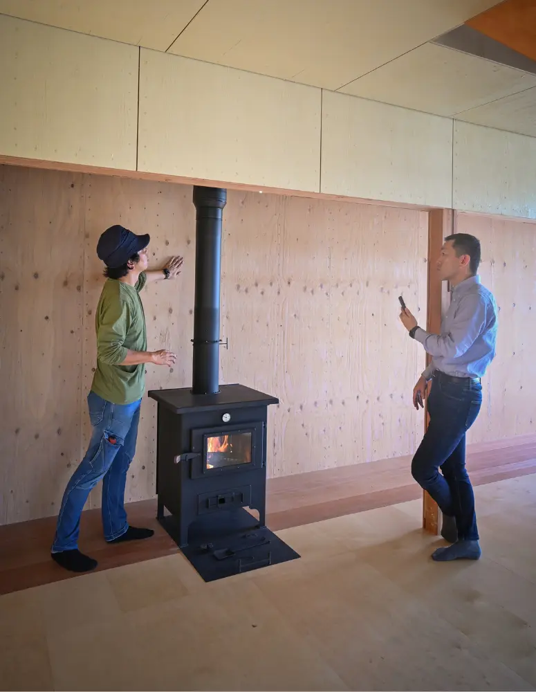 DC-600使用説明の様子