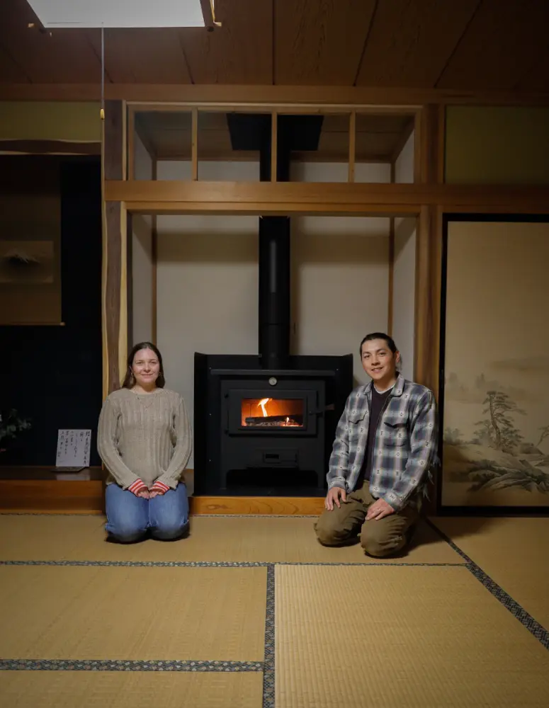 A様ご夫婦とDC-750のスリーショット